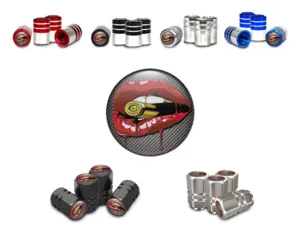 Tyre Valve Covers for Cars Custom Style